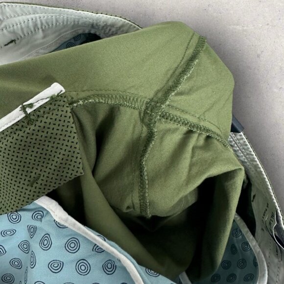 NWT Samsoe Bermuda Shorts Brown Size Large Button Fly Khaki Balder Minimal NEW L - Picture 15 of 16